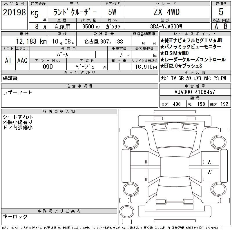 2023 Toyota Land Cruiser Zx 4WD